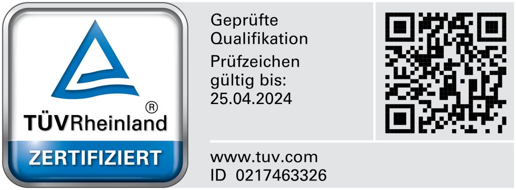 Tüv Rheinland Zertifikat